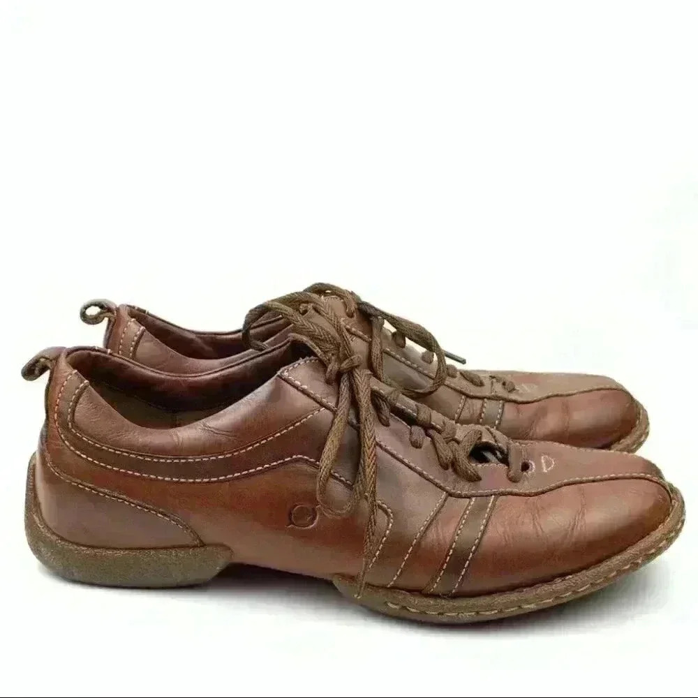 Born mens Oxfords size 10.5 44.5 brown leather
